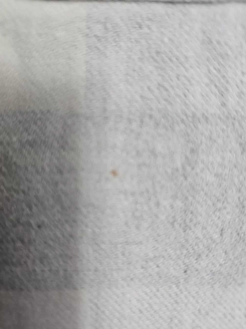 Roots Light Grey & White Plaid Button-Up Shirt with Brown Elbow Patches - Picture 5 of 7